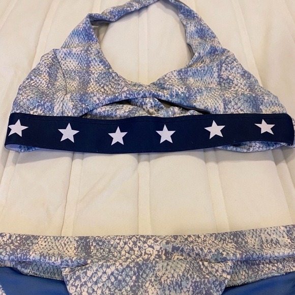 Snake Bikini Star Blue (Size S/M) - Picture 2 of 5